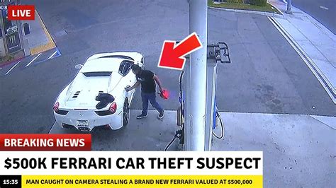 A page for describing ymmv: Top 5 DUMB THIEVES CAUGHT RED HANDED! (Ferrari Thief Caught on Video) - Thief Caught on Camera ...