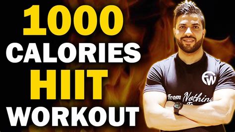 1000 calorie hiit workout💪 how to burn fat fast 🔥 fat burning bodyweight workout no
