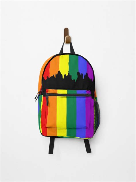 をいただい Gay Pride Backpack， Lgbt Rainbow Love Is Love Laptop Backpack