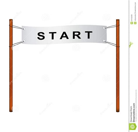 Starting Line - Ribbon With Start Royalty Free Stock Photos - Image ...