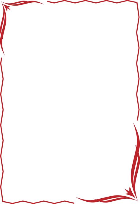 Red Page Borders Clipart Best