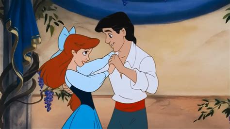 Ariel And Eric From Disneys The Little Mermaid 1989 Dancing To 1812