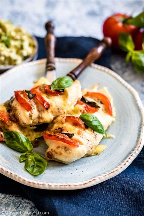 Get started by browsing our full list of ingredients here. Stuffed Caprese Chicken Hasselback - Low Carb No Carb