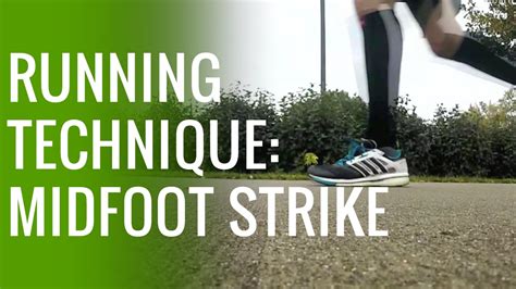 Midfoot Strike Running Technique Lower Body Running Form Youtube