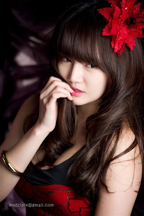 Han Ga Eun Red Long Gown Baobua Cute Korean Baobua The Best Porn Website