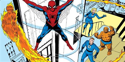 How Did The Fantastic Four Really First Meet Spider Man Cbr