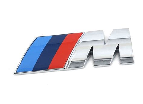 Genuine Bmw M Sport Emblem Logo Badge M Tech Chrome Universal Fit