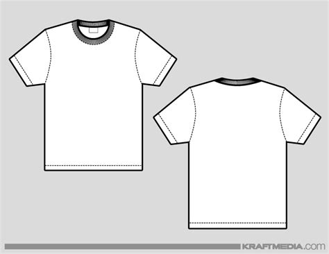 T Shirt Template Vector Illustrator T Shirt Template