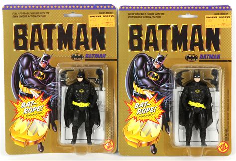 Lot Detail 1989 Batman Toy Biz Action Figures Wbat Rope Moc Lot Of 2