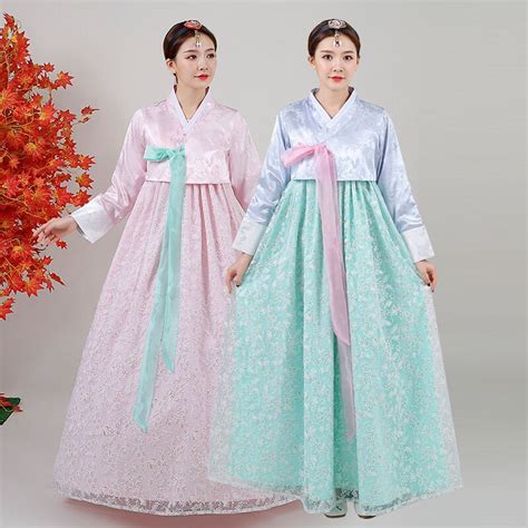 Traditional Korean Hanbok Dress Ancient Princess Dance Costume Women