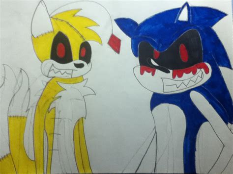 Sonicexe And The Tails Doll By Sonicfan1143 On Deviantart