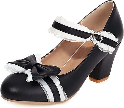 Cuteflats Women Cute Mary Janes With Bowtie Decorated Uk