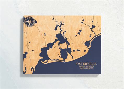 Osterville Massachusetts Map Coast Chart Benoits Design Co