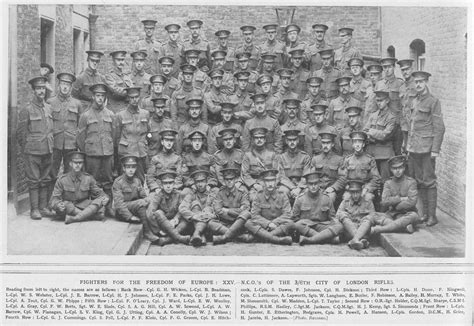 Uk Photo And Social History Archive Group Photos London Regiment