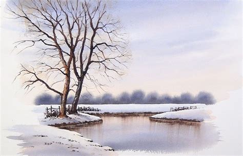 Simple Snow Scene By Geoff Kersey Coming Soon To Winter