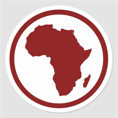 Africa Sticker Zazzle