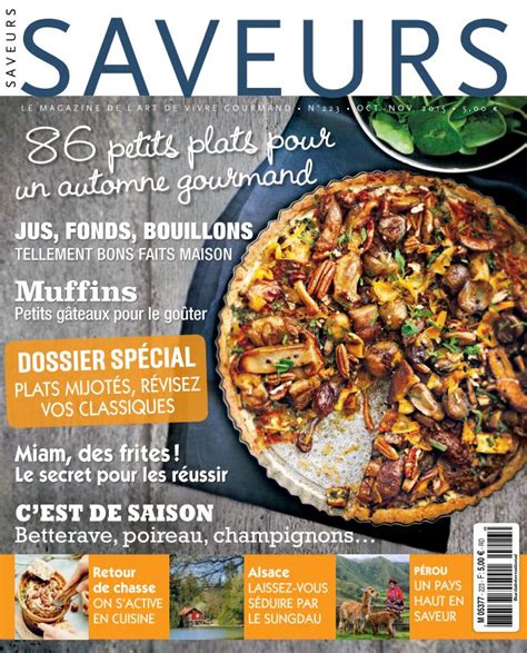 Saveurs T L Charger Des Magazines Journaux Et Livres Gratuitement