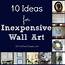 10 Ideas For Inexpensive Wall Art  Erin Spain