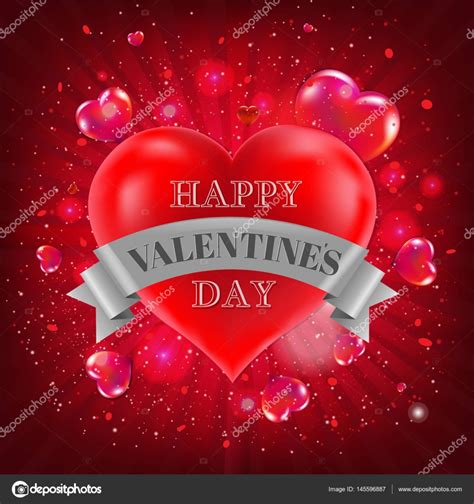Valentines Day Postcard Stock Vector By ©sammep 145596887