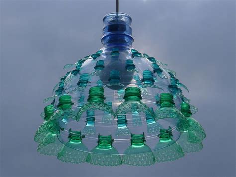 Chandeliers Constructed From Recycled Plastic Pet Bottles