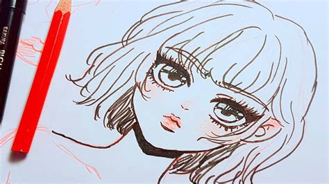 How To Draw A Manga Anime Styled Portrait Thumin