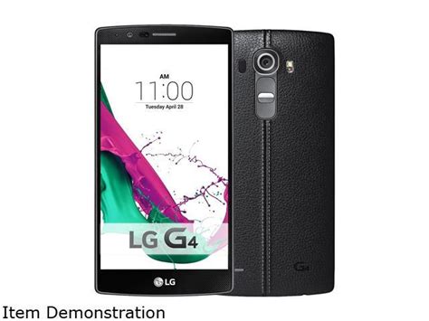 Lg G4 H815 32gb Smartphone Unlocked Black Genuine Leather