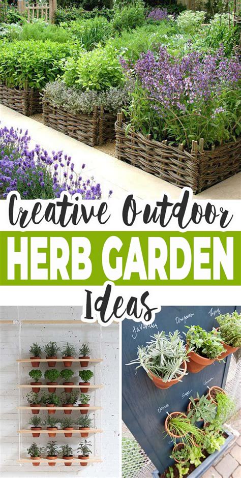 Creative Outdoor Herb Garden Ideas The Garden Glove