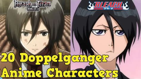 Top 20 Anime Doppelganger Characters Youtube