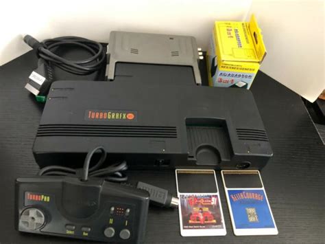Nec Turbografx 16 System Black Console For Sale Online Ebay