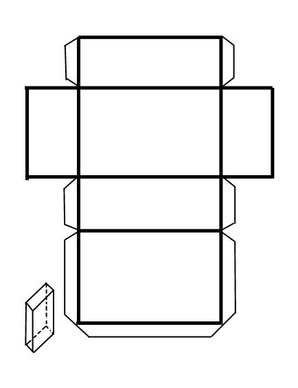 Redes De Cuerpos Geometricos Red Cubo Paralelepipedos Cono Etc