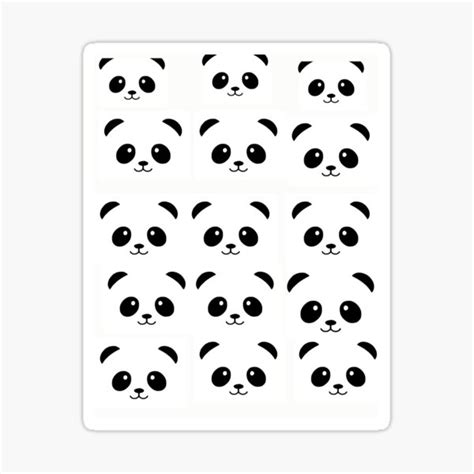 Panda Mania Sticker For Sale By Unidunite Redbubble