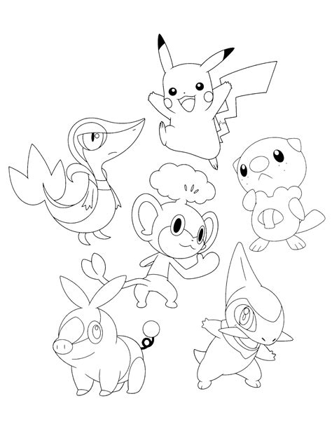 Pokemon Tepig Coloring Page Anime Coloring Pages My Xxx Hot Girl