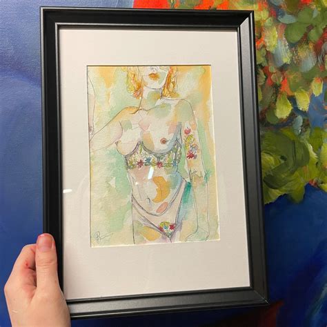 COMMISSION Your Own Nude Painting ORIGINAL Custom Piece Of Etsy