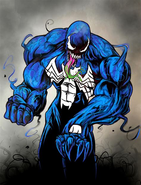 iɴᴠɪɴᴄɪʙʟᴇ venom comics marvel comics art cartoon artwork