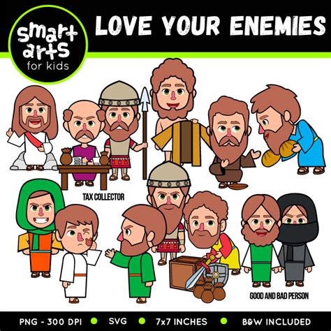Love Your Enemies Clip Art Educational Clip Arts And Bible Stories