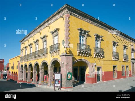 Old Historic Building Plaza Principal San Miguel De Allende Mexico