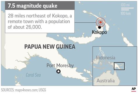 Powerful Quake Rattles Papua New Guinea No Injury Reports Ap News