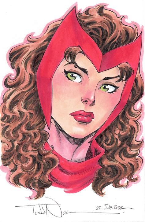 Scarlet Witch By Todd Nauck By Singory On Deviantart