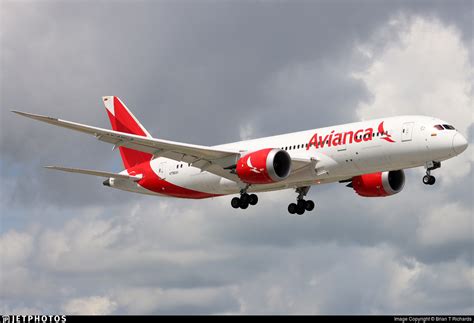 N796av Boeing 787 8 Dreamliner Avianca Brian T Richards Jetphotos