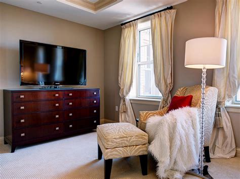 Think about what you want to look for, then. Neutral Transitional Bedroom Sitting Area With Flat-Panel ...