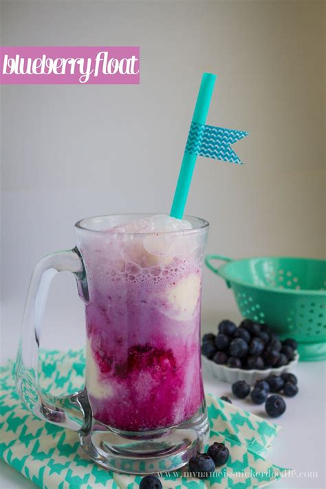Would you like an apple or a pear? Blueberry Float - My Name Is Snickerdoodle
