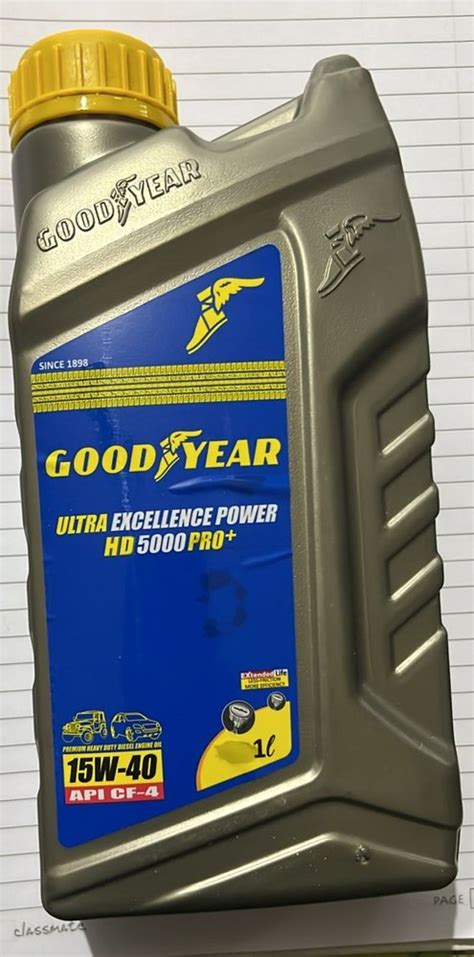 15w40 Goodyear Ultra Excellence Power Hd 5000 Pro Plus Car Engine Oil
