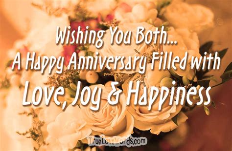 Wedding Anniversary Wishes For A Couple True Love Words
