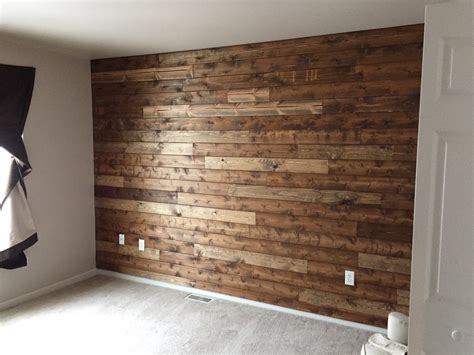 Wooden Accent Wall Tutorial Living With Lady