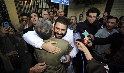 Egyptian Blogger Alaa Abd El Fattah Released From Jail The World