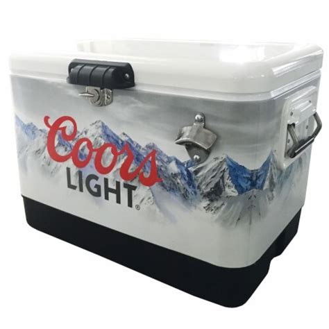 Koolatron 54 Quart Coors Light Portable Ice Chest Hard Cooler With Bottle Opener 1 Piece Fry