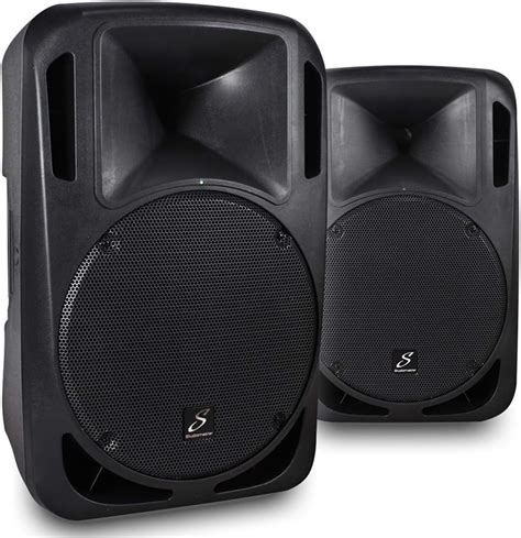 Studiomaster Pair Drive 15a6a 15 Active Powered Pa Speakers Cabinet