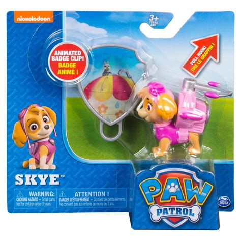 Action Pack Skye With Extendable Hook And Pup Badge Paw Patrol