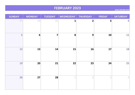 Jan And Feb 2023 Calendar Printable Template Calendar
