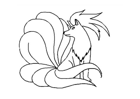 Pokemon Ninetales Ninetails Pokemoncolouring Chansey Sketch Coloring Page